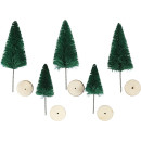 Weihnachtsbäume, Grün, 5 Stck. (4 - 6 cm)