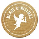 Woodies Stempel "Merry Christmas (Engel)"