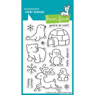 Stempel "Critters In the Snow" Lawn Fawn