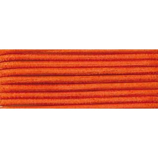 Lederband, orange, 2 mm, 1 m