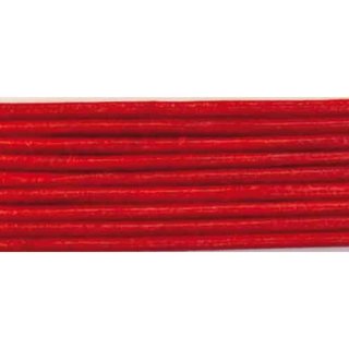 Lederband, rot, 2 mm, 1 m
