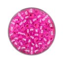 Rocailles Silbereinzug, rosa, 4,5 mm, 17 g