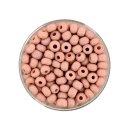 Rocailles satt rosa, 4,5 mm, 17 g