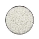 Rocailles satt weiß, 3,5 mm, 17 g