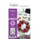 Stempel &quot;Weihnachtssternkranz&quot; Crafters Companion