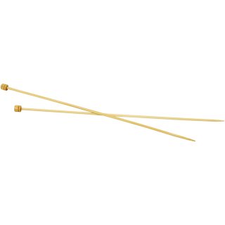 Stricknadel Nr. 4, 35 cm, 1Paar, Bambus