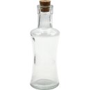 Glasflasche, rund, 16 cm, 175 ml