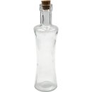 Glasflasche, rund, 21 cm, 250 ml