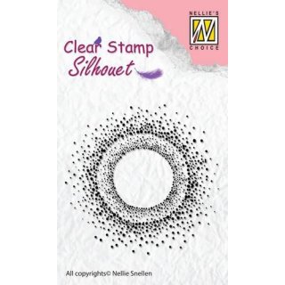Sonne" Nellie's Choice ca Stempel "Silhouette Clear Stamp 4 cm