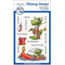 Stempel &quot;Fishing Dragons&quot; Whimsy Stamps