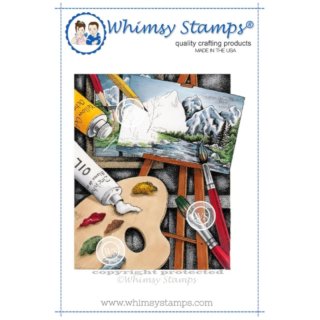 Stempel "Painters Palette" Whimsy Stamps