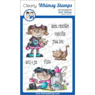 Stempel "Goth Doll Girl" Whimsy Stamps