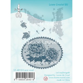 Stempel "Lace oval Roses" Leane Creatief