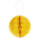 3D Wabenball aus Papier, 15 cm, gelb, Btl. &agrave; 2 St.