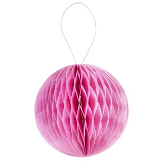 3D Wabenball aus Papier, 15 cm, rosé, Btl. à 2 St.