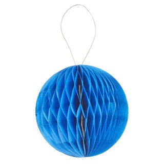 3D Wabenball aus Papier, 15 cm, hellblau, Btl. à 2 St.