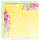 Scrapbookingpapier Set "Fresh Summer" 12 x 12" LemonCraft (6 Blatt)