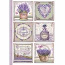 Rice Paper "Provence Cards" A4 Stamperia