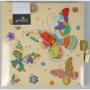 Tagebuch Turnowsky &quot;Mosaic Butterfly&quot; beige