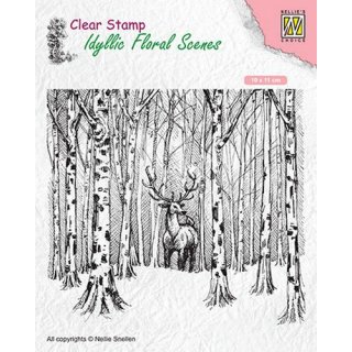 Stempel "Deer in forest" Nellies Choice
