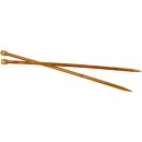 Stricknadel Nr. 8, 35 cm, 1Paar, Bambus