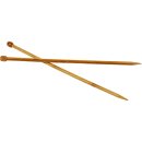 Stricknadel Nr. 9, 35 cm, 1Paar, Bambus