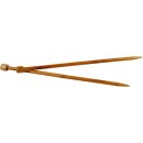 Stricknadel Nr. 10, 35 cm, 1Paar, Bambus