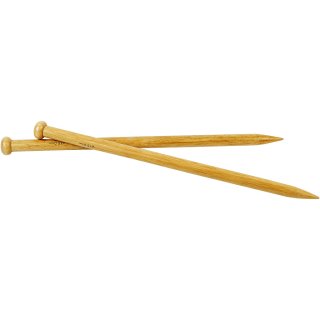 Stricknadel Nr. 15, 35 cm, 1Paar, Bambus