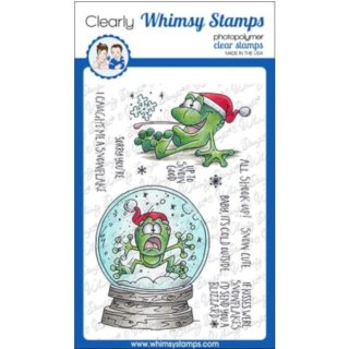 Stempel "Toadally Snowy" Whimsy Stamps