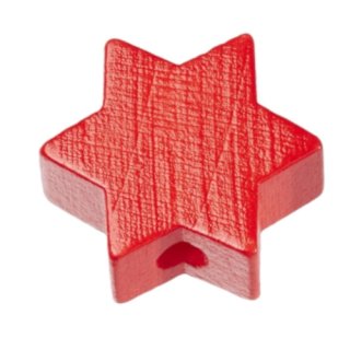 Schnulli-Stern, rot, 1 Stück