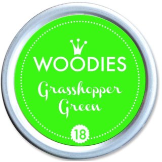 Woodies Stempelfarbe "Grashopper Green" #18 Neonfarbe