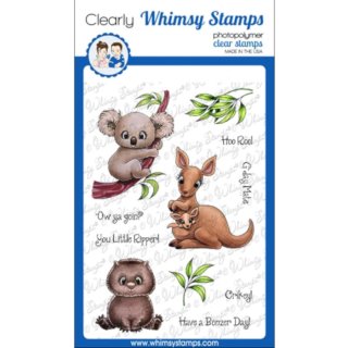 Stempel "Aussie Friends" Whimsy Stamps