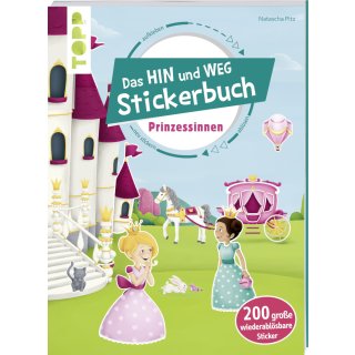 Hin-und-weg-Stickerbuch "Prinzessinnen"