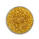 Rocailles Silbereinzug, gold, 2,0 mm, 17 g