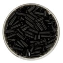 Glasstifte schwarz, 6 mm, 15 g