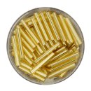 Glasstifte goldfarbend silbereinzug, 15 mm, 13 g