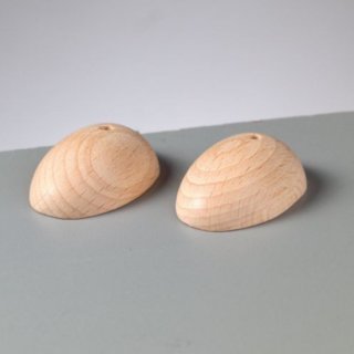 Holzfüße, 2 Stück, 25 mm