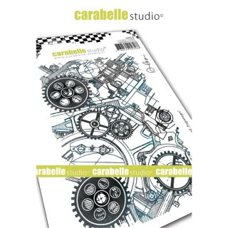 Stempel "Background: Engrenages" Carabelle Studio