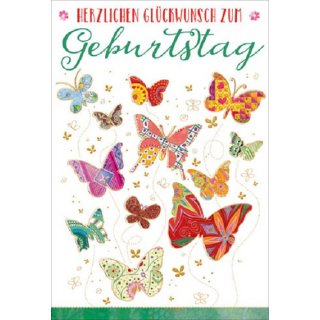 Geburtstagskarte "Schmetterling"