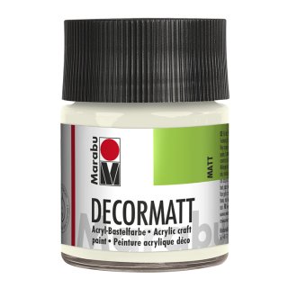 Acrylfarbe "Decormatt" weiß 50 ml