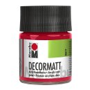 Acrylfarbe "Decormatt" kirschrot 50 ml