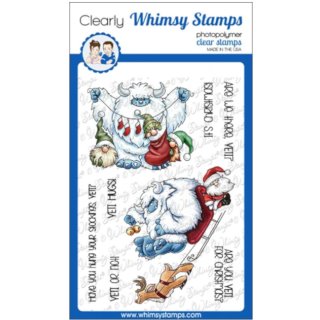 Stempel "Yeti for Christmas" Whimsy Stamps