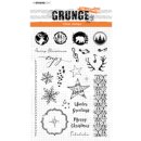 Stempel &quot;Winter / Christmas extras&quot; Grunge...