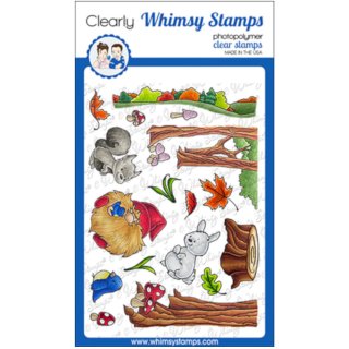 Stempel "Gnome Make a Scene Forest" Whimsy Stamps