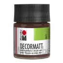 Acrylfarbe "Decormatt" mittelbraun 50 ml