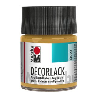Acryllack &quot;Decorlack&quot; metallic gold, 50 ml