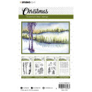 Stempel "Weihnachtsbaum - Landschaft"...