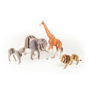 3D Bastelset &quot;Afrikanische Tiere&quot; ab 10 Jahren