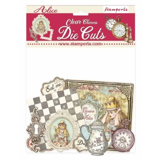 Die Cuts "Alice" Clear Charms