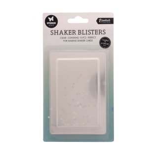 Shaker Blister "Rechteck" 10,5 x 6,5 cm, 10 Stück